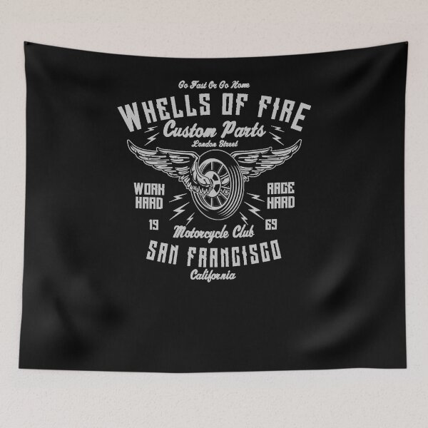 Item preview, Go fast or go home, wheels of fire - Awesome biker Gift designed and sold by Teenation9.