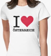 I love Austria Women's Fitted T-Shirt