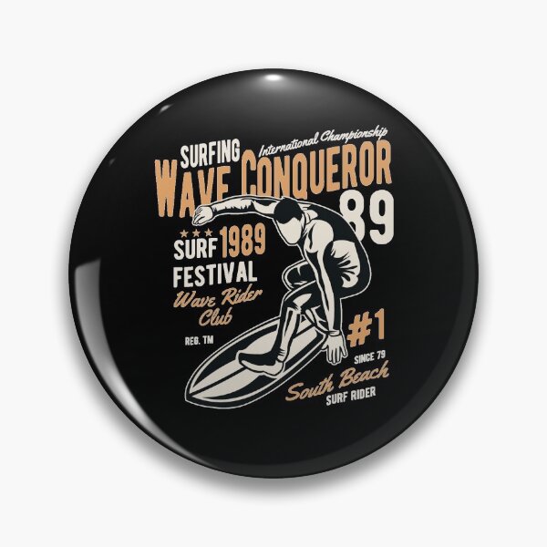Item preview, Surfing wave conqueror - Awesome Wave surfing lover Gift designed and sold by Teenation9.