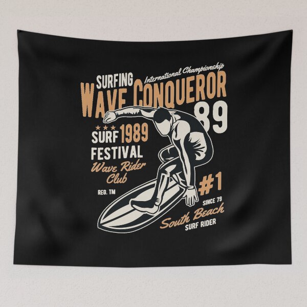 Item preview, Surfing wave conqueror - Awesome Wave surfing lover Gift designed and sold by Teenation9.