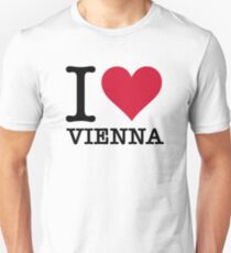I Love Vienna Unisex T-Shirt