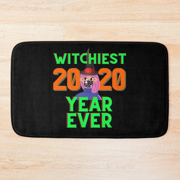 Item preview, Halloween Face Mask Funny Witch Meme: Witchiest Year Ever 2020 designed and sold by LevelUpMerch.