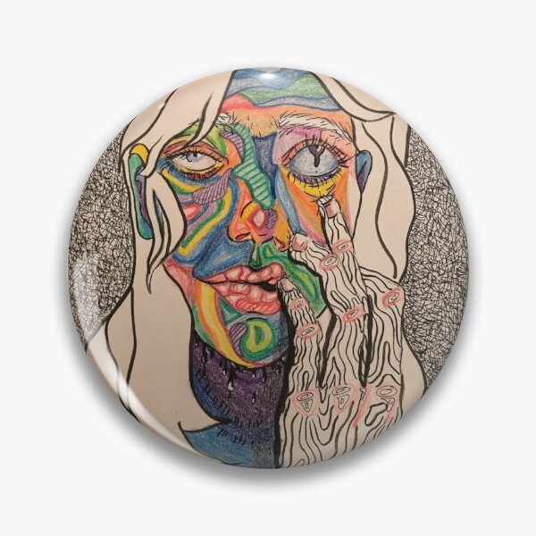 Artikelvorschau, Trippy Drippy Portrait entworfen und verkauft von storf.