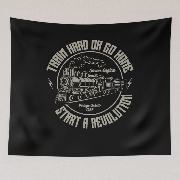 Item preview, Train hard or go home - Awesome train lover Gift designed and sold by Teenation9.