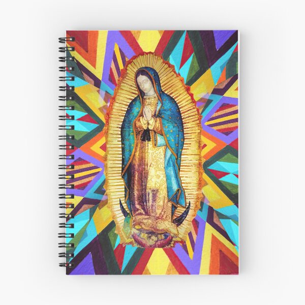 Item preview, Our Lady of Guadalupe Tilma Mexican Virgin Mary Saint Mexico Catholic colorful designed and sold by hispanicworld.