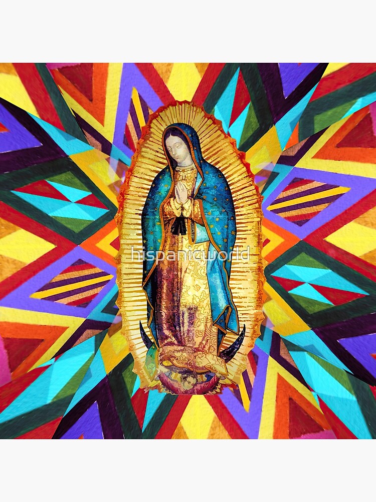 Our Lady of Guadalupe Mexican Virgin Mary Mexico Angels Tilma 20-107  Backpack for Sale by hispanicworld