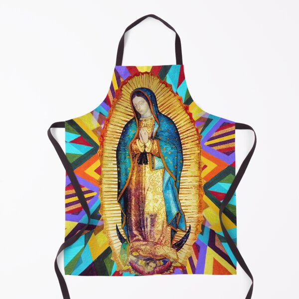 Item preview, Our Lady of Guadalupe Tilma Mexican Virgin Mary Saint Mexico Catholic colorful designed and sold by hispanicworld.