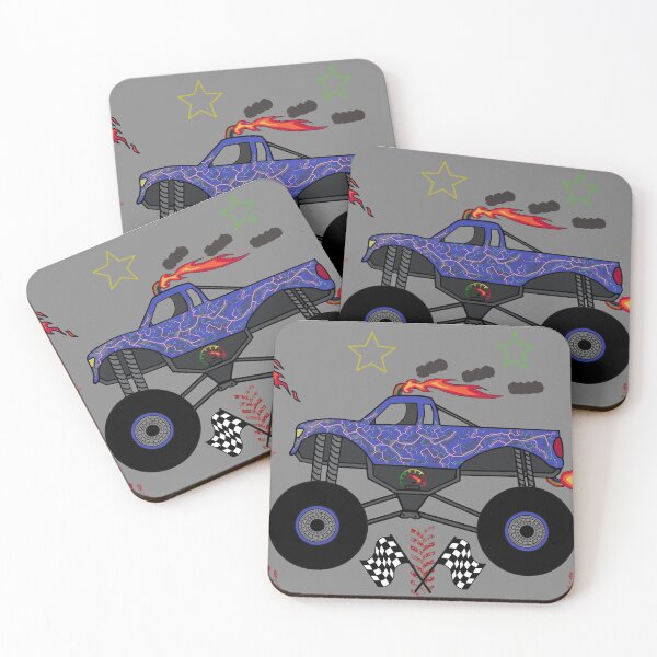Item preview, Lightning Monster Truck designed and sold by PamieArt.