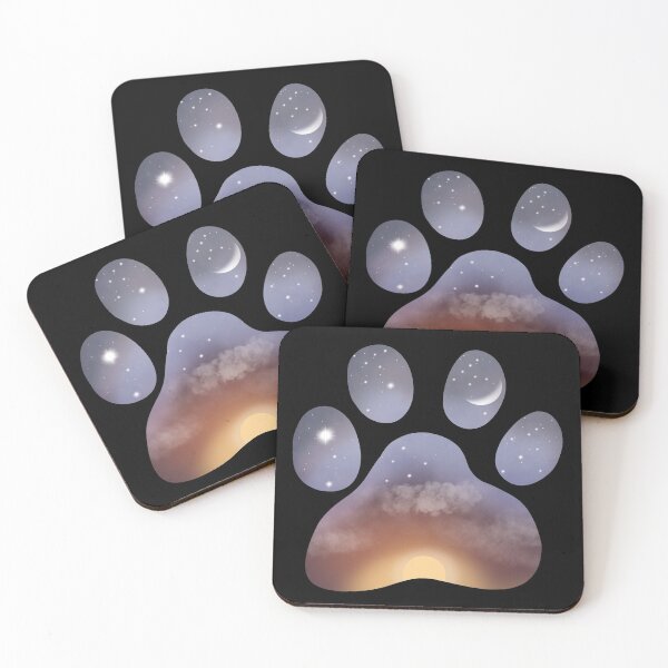 Item preview, Paw Print Night Sky  designed and sold by copedesigns.