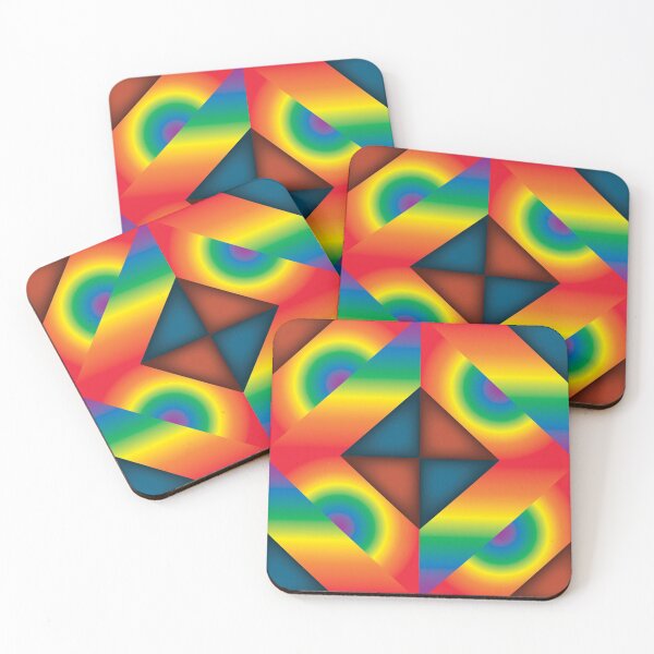 Item preview, Rainbow Bands Abstract Seamless Pattern designed and sold by Reconocer.
