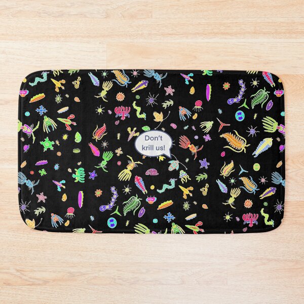 Item preview, "Don't Krill Us" Phytoplankton on Black designed and sold by laurenmoee.