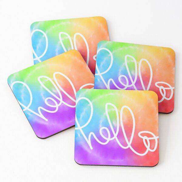 Item preview, Hello tie dye script designed and sold by MarMadeThat.