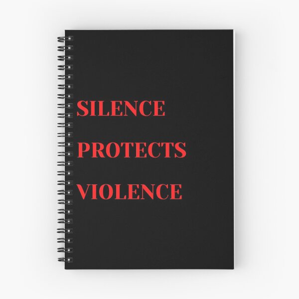 Aperçu de l'œuvre Le silence protège la violence créée et vendue par miTeless seDign.