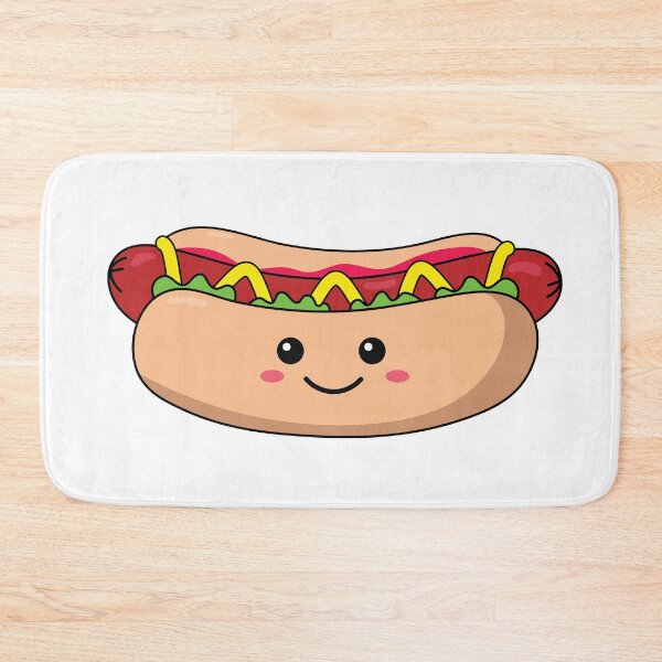 Item preview, Cute Hotdog - Kawaii Hotdog designed and sold by ShawnDzign.