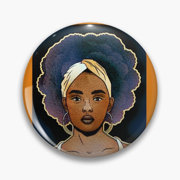 Item preview, BLM (woman with Afro) designed and sold by HamiltonmagicTs.