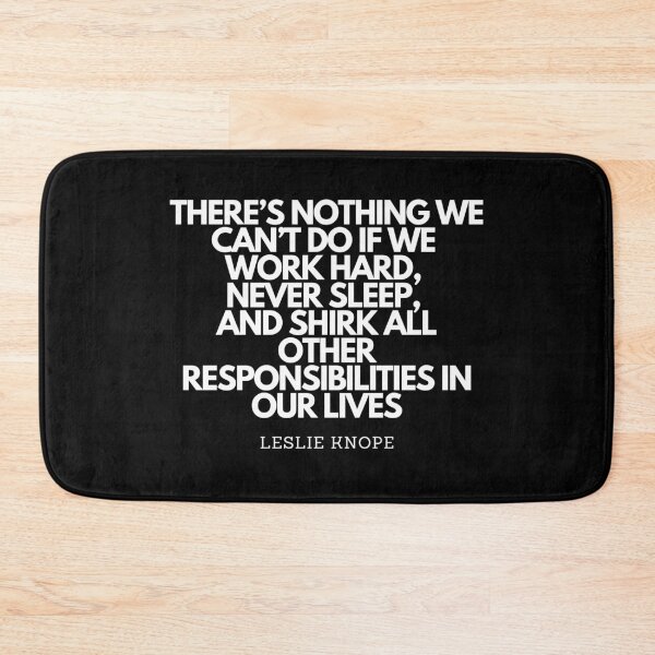 Item preview, parks and rec -leslie knope quote designed and sold by LoseL.