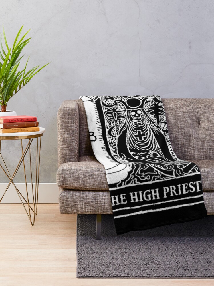 Alternate view of High Priestess Throw Blanket