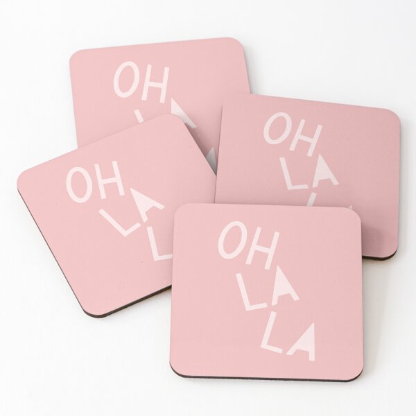 Item preview, Oh La La French Pink Hand Lettering designed and sold by Lyman Creative Co..