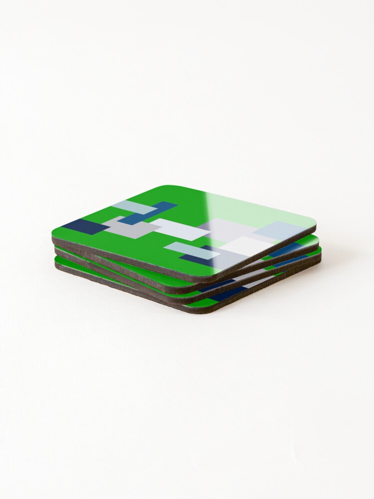 Thumbnail 4 of 5, Coasters (Set of 4), Geometric Rectangular designed and sold by MarcSabuncu.