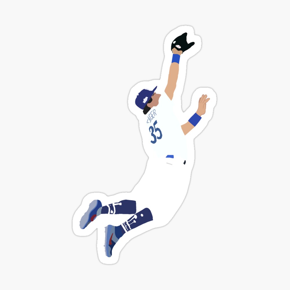 Cody Bellinger Jersey  Sticker for Sale by athleteart20