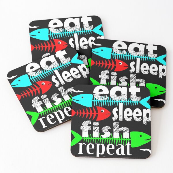 Item preview, Eat Sleep Fish Repeat designed and sold by FishingloversYT.
