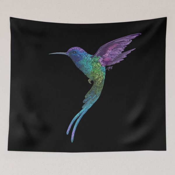 Item preview, Small Colorful Hummingbird  designed and sold by samaycolours.