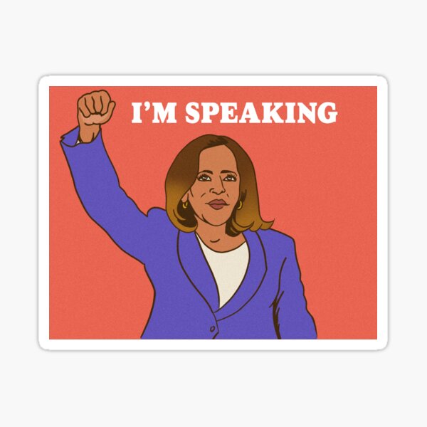 I'm Speaking Sticker Sticker