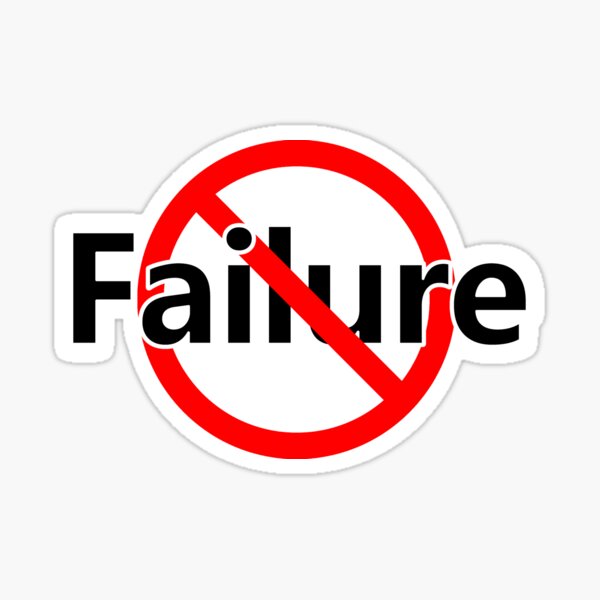 Item preview, No Failure - Positive Mindset - Victory designed and sold by notstuff.