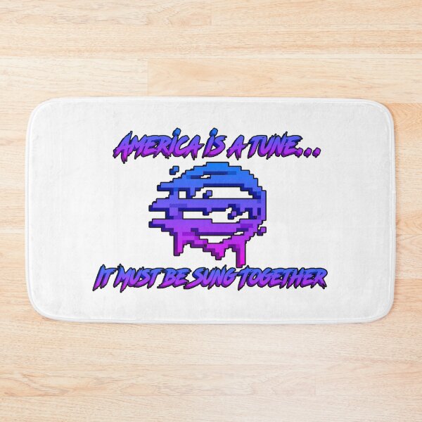Item preview, Hotline Miami - 50 Blessings Logo / Slogan (Light Background Version) designed and sold by BattleMtnArmory.