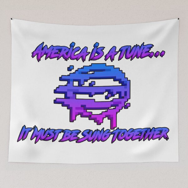 Item preview, Hotline Miami - 50 Blessings Logo / Slogan (Light Background Version) designed and sold by BattleMtnArmory.