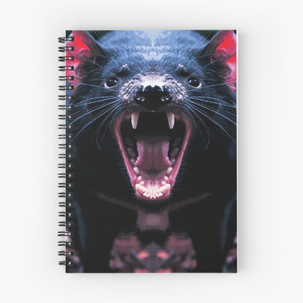 Item preview, Tasmanian Devil Australia Animal Snarling show Teeth Scary Face Fitting  designed and sold by Dolphin Graphic.