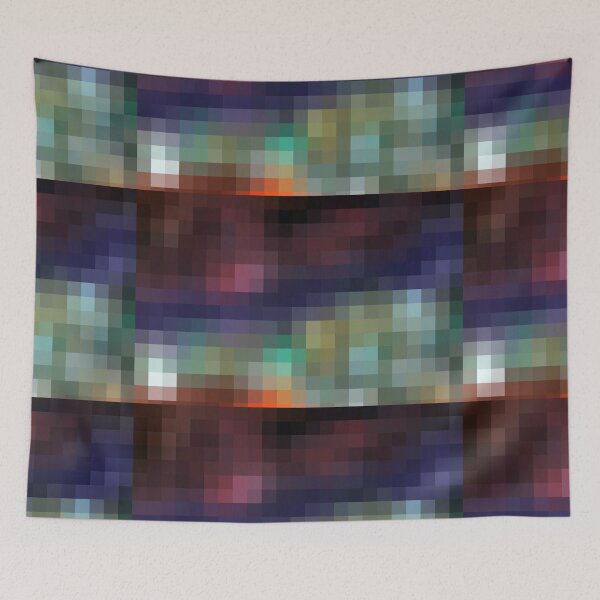 Item preview, Cool Multi Colored Pixelated  designed and sold by halmarho.