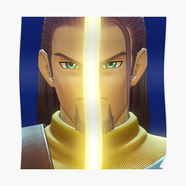 "Hendrik's Blade Dragon Quest 11" Poster by SuperBoris Redbubble