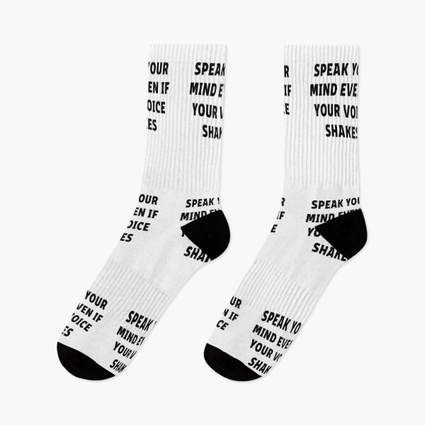 Item preview, Speak your mind even if your voice shakes designed and sold by Apoorv Choudhary.