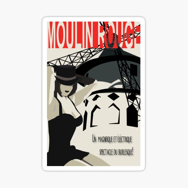 Spectacle Du Burlesque! Sticker