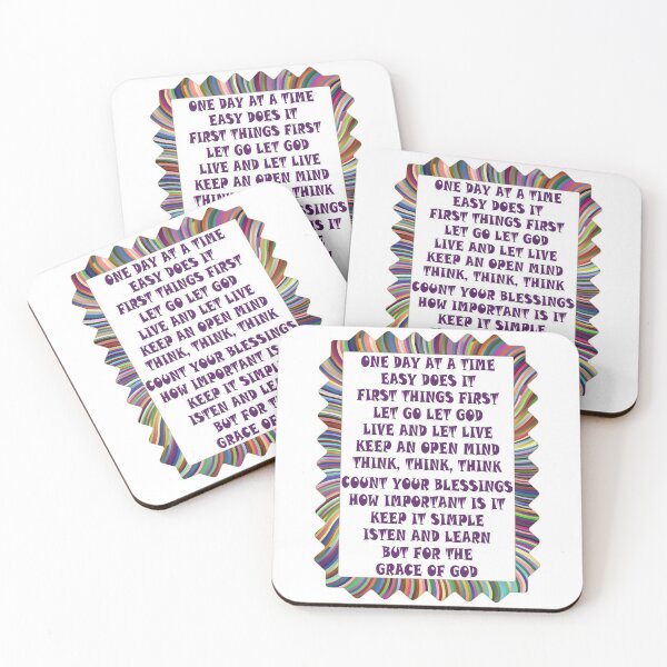Item preview, list of recovery slogans designed and sold by yarddog66.