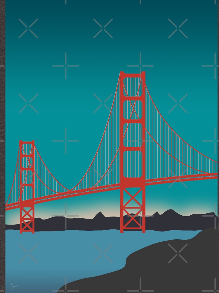 San Francisco California Golden Gate Bridge Pullover Hoodie