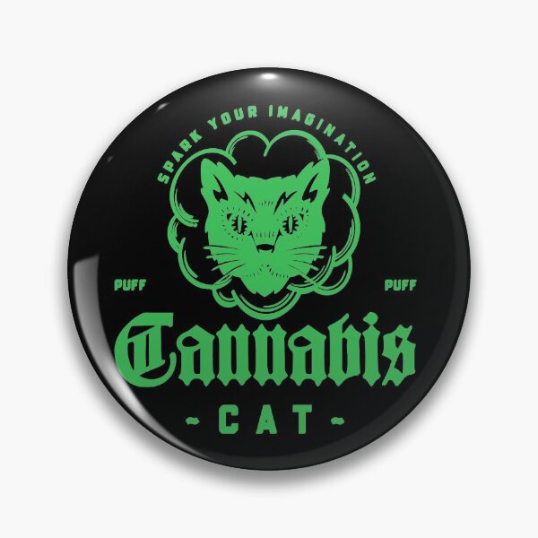 Item preview, Cannabis Strains Weed Strains - Cannabis Cat Green designed and sold by Coder-T.