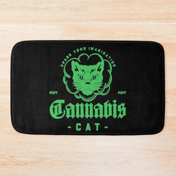 Item preview, Cannabis Strains Weed Strains - Cannabis Cat Green designed and sold by Coder-T.