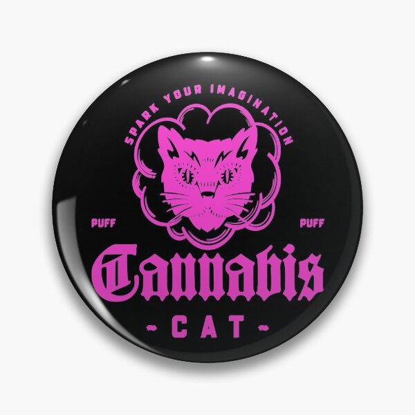 Item preview, Cannabis Strains Weed Strains - Cannabis Cat Pink designed and sold by Coder-T.