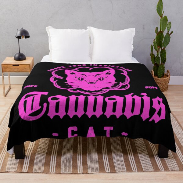 Item preview, Cannabis Strains Weed Strains - Cannabis Cat Pink designed and sold by Coder-T.