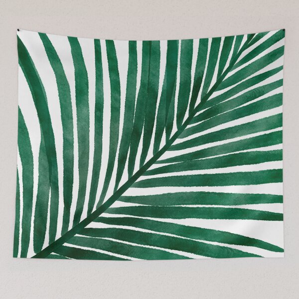 Item preview, Tropical Watercolor Green Palm Leaf designed and sold by marta-maria.