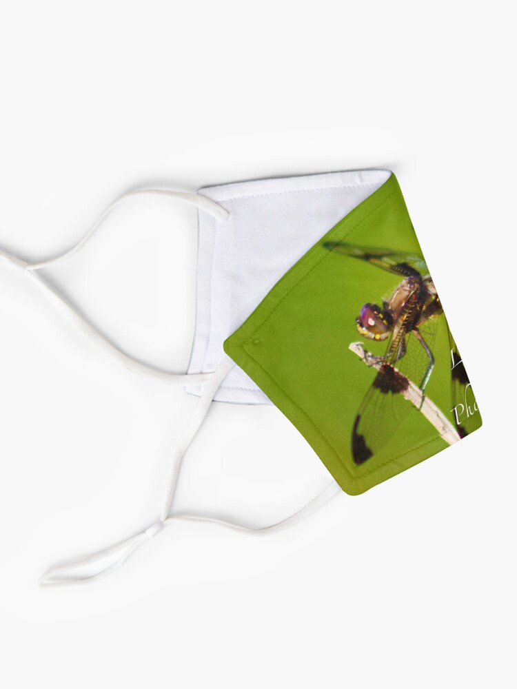 Alternate view of Dragonfly of the enchanted forest by Yannis Lobaina Mask