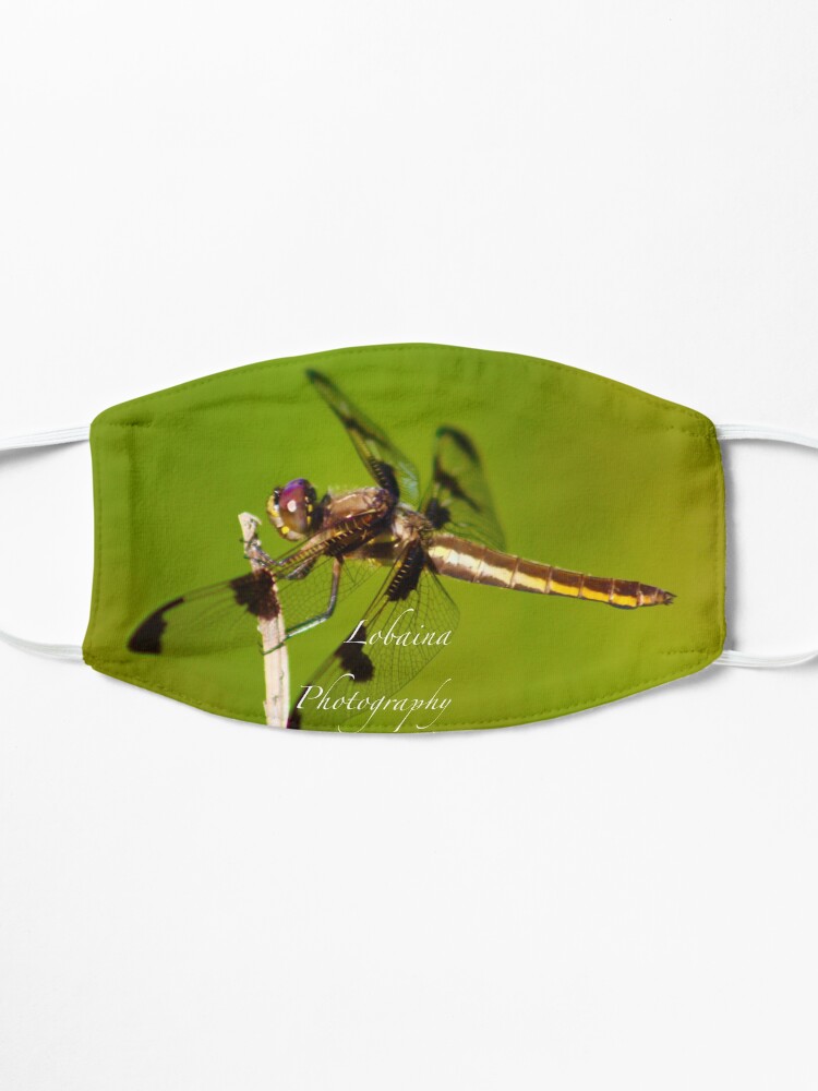 Alternate view of Dragonfly of the enchanted forest by Yannis Lobaina Mask