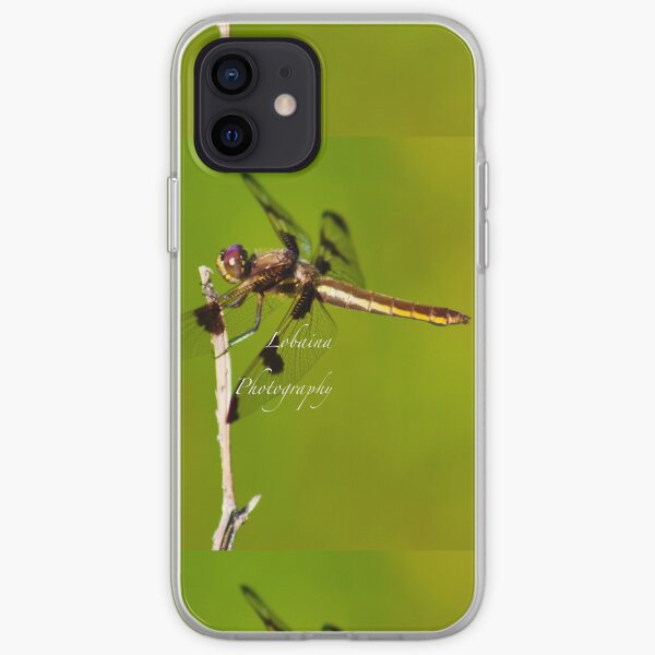 Dragonfly of the enchanted forest by Yannis Lobaina iPhone Soft Case
