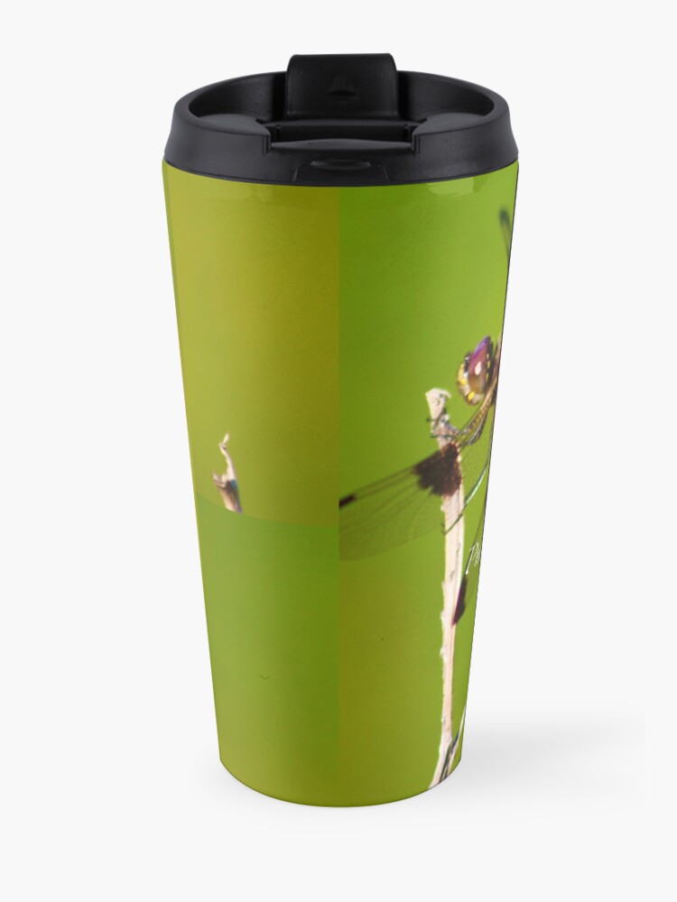Alternate view of Dragonfly of the enchanted forest by Yannis Lobaina Travel Mug