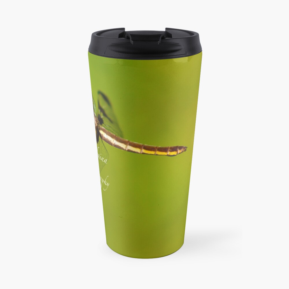 Dragonfly of the enchanted forest by Yannis Lobaina Travel Mug