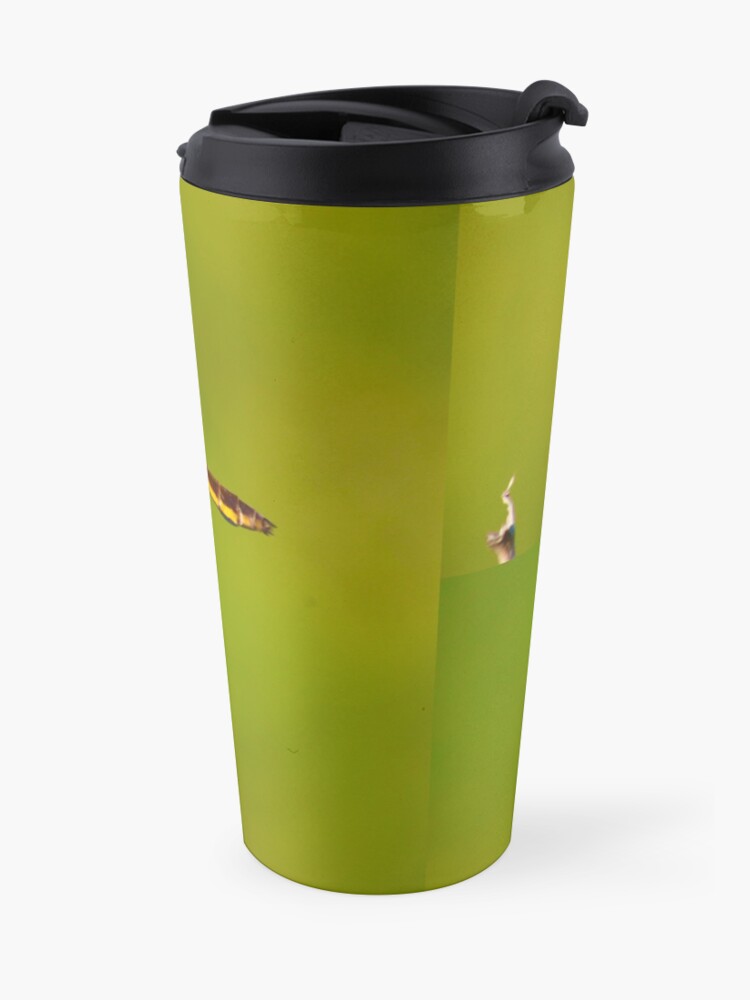 Alternate view of Dragonfly of the enchanted forest by Yannis Lobaina Travel Mug