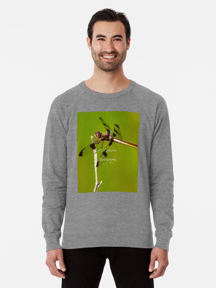 Alternate view of Dragonfly of the enchanted forest by Yannis Lobaina Lightweight Sweatshirt