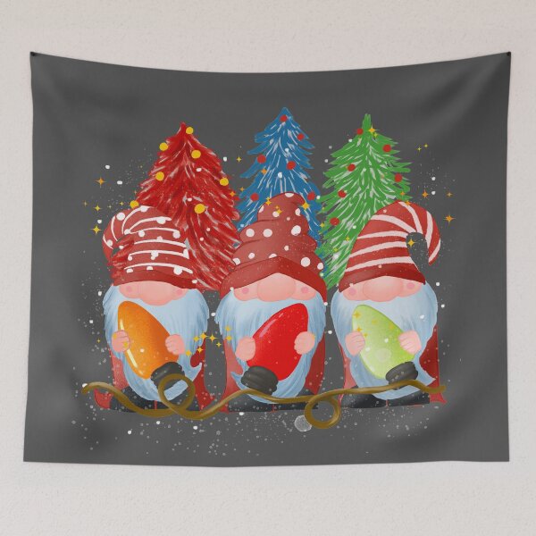Item preview, Christmas Gnomes with Trees & Lights designed and sold by SawDawDesigns.